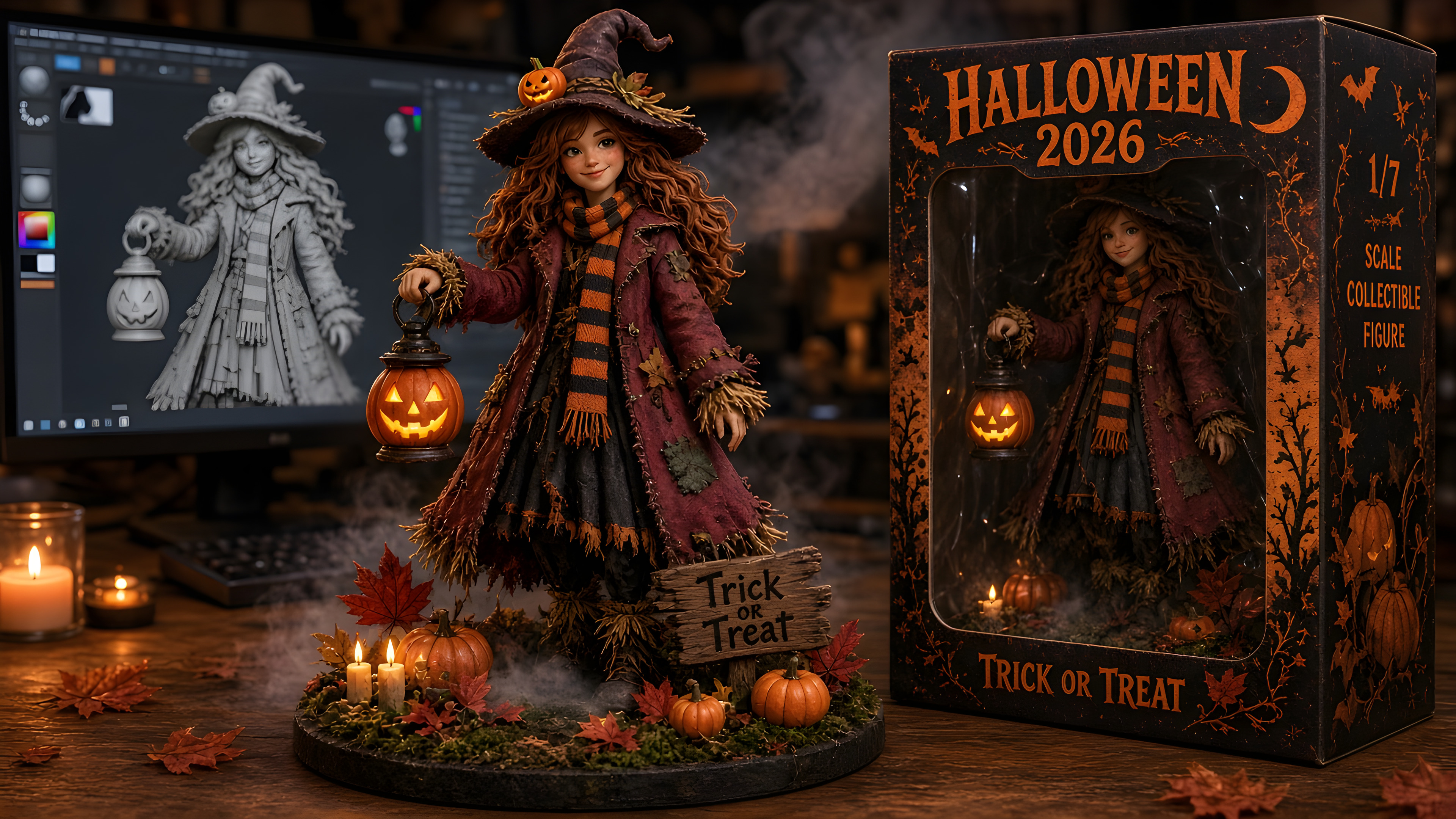 Your Halloween Collectible Figure — AI image made with this prompt