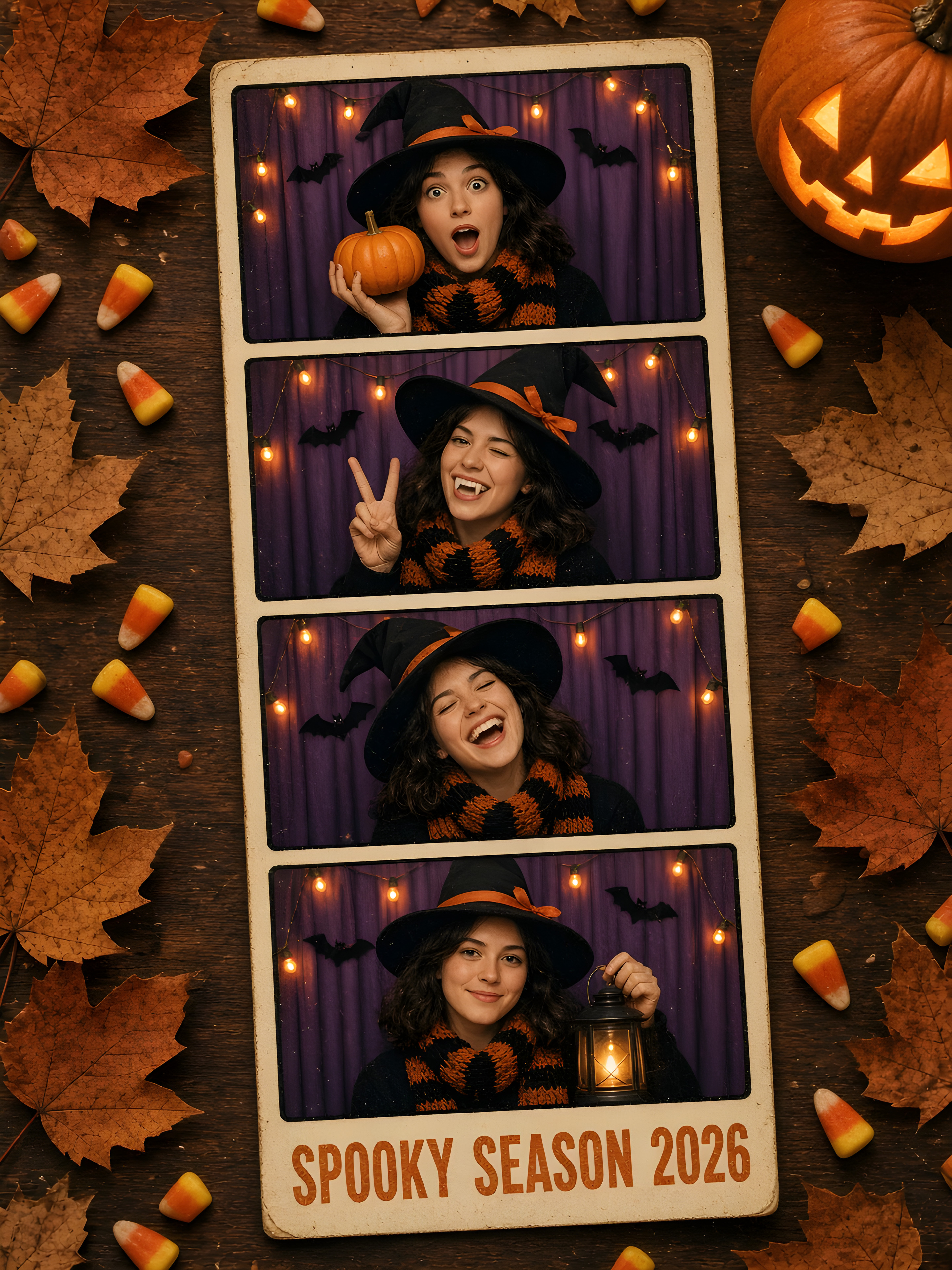 Your Halloween Photo Booth Strip — AI image made with this prompt